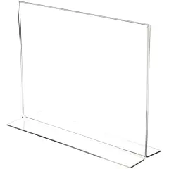 Plymor Clear Acrylic Sign Display / Literature Holder (Bottom-Load), 14" W x 11" H