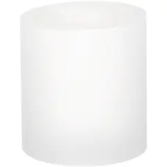 Plymor Frosted Acrylic Solid Cylinder Round Display Riser, 1.5" H x 1.5" W