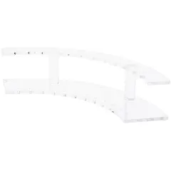 Plymor Clear Acrylic Curved 12 Pen Display Holder, 2.625" H x 14" W x 5" D