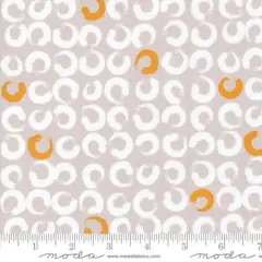 Bluish Bobbins Sand 44"/45" Fabric Per Yard