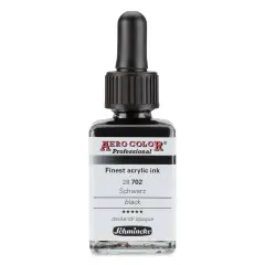 Schmincke Aero Color Professional Airbrush Color - 28 ml, Black