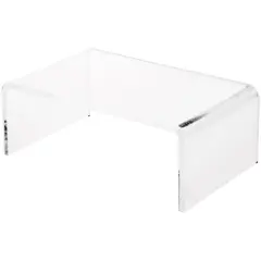 Plymor Clear Acrylic Rectangular Display Riser, 3" H x 8" W x 5" D (1/4" thick)