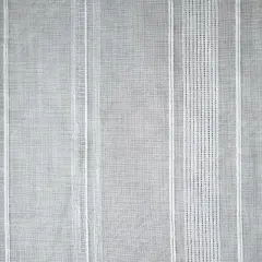 Vector Sheer Wide Polyester Flame Retardant Bleach White