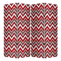 HomeRoots Decor 1-inch x 84-inch x 84-inch MLTI-Color Wood Canvas - Screen