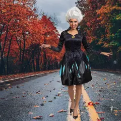 Womens Classic Ursula Costume Live Action Little Mermaid Disney Perfect for Halloween