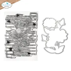 Elizabeth Craft Stamp And Die Set-Summer Flower