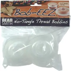 The Beadsmith No Tangle Thread Bobbins, 2.5-Inch, 8-Pack