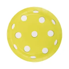 Pickleball Party Plates: Fun Yellow & Green Plates for Lunch & Dinner
