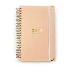 2025 dream.plan.do. planner &ndash; just peachy | 12 month weekly planner by lake + loft