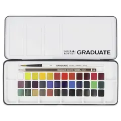 Daler-Rowney Graduate Watercolor Half Pans - Set of 36