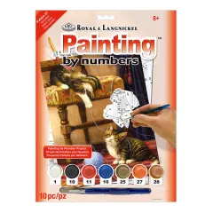 PJS64 | Painting by numbers&trade; 10pc 8.75" x 11.375" Playful Kittens Painting Project