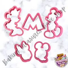 Mickey & Minnie Mouse Cutters 5pc
