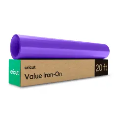 Cricut Value Iron-On Roll (12 in x 20 ft)- Purple Heat Transfer Vinyl