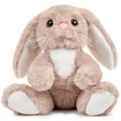 Bearington Boomer The Stuffed Bunny, 10.5 Inch Stuffed Bunny Plush, For Ages 1-14 Brown