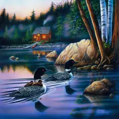 Sunsout Backwater Loons 500 pc Jigsaw Puzzle 60852
