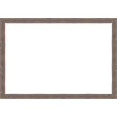 Noble Mocha Framed Dry Erase Magnetic Board