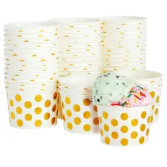 50 Pack Cupcake Liners Wrappers, Muffin Paper Baking Cup for Birthday Party, Gold and Silver Color