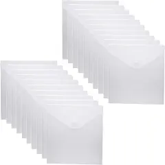 8.5 x 11 Clear Letter Sized Plastic Envelopes