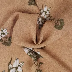 1 Yard Rayon Crinkle Sandstone Crepon Apparel Fabric, Lightweight, Textured, 50/52&rdquo; Wide