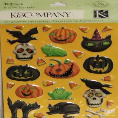 K & Company Tim Coffey Halloween Pillow Dimensional Stickers