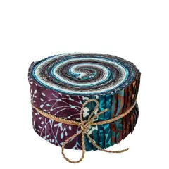 Expressions Batiks 2.5" Strip Roll (Jelly Roll / Rolie Polie) in Divine Vines by Riley Blake Designs for Riley Blake (RP-23304-40)