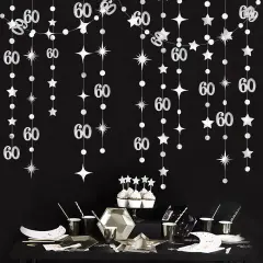 60 Circle Dot Star Garland Hanging Streamer
