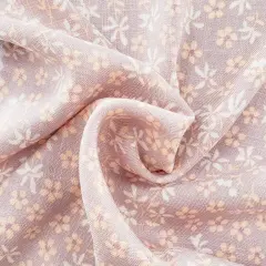 1 Yard Cameo Rose Rayon Slub Fabric Lightweight Material For Soft Apparel And Blouses 55/56 Inch Wide