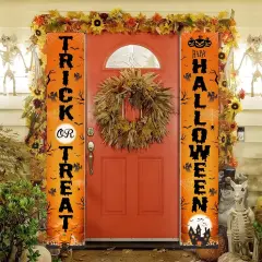 Halloween Outdoor Banner - Orange