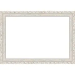 Opera Off White Framed Dry Erase Magnetic Board