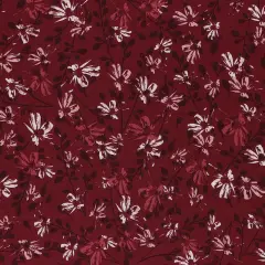 Mook Fabrics Aster Floral Cotton Fabric [108 in. Wide] - By The Yard Pomegranate