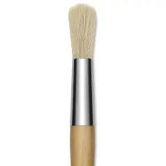 Blick Mega Natural Bristle Brush - Mega Round, Short Handle, Size 40