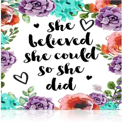 Inspirational Floral 5D Diamond Painting Kits for Adults 12x16