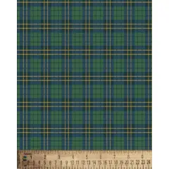 Dads Classic Plaid Cotton Fabric | By the Yard | Sewing and Crafting | 44 inches wide