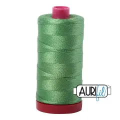 Green Yellow (2884) | 12wt Large Spool (325M / 356Y) | Aurifil Thread