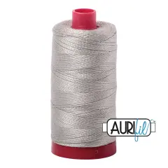 Light Grey (5021) | 12wt Large Spool (325M / 356Y) | Aurifil Thread