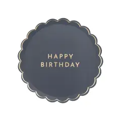 MIDNIGHT BLUE SIGNATURE HAPPY BIRTHDAY SMALL PLATES