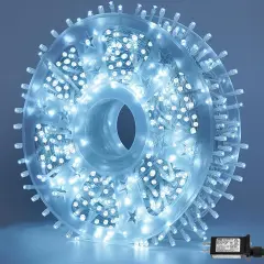 165ft 500 LED White String Light with 8 Modes