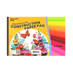 Construction Paper Pad 9x12 in &ndash; 36 Sheets &ndash; 48 Pads