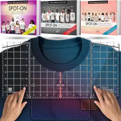 (2025 Upgrade - XL Size) Tshirt Ruler Guide Vinyl Alignment