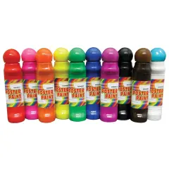 Crafty Dab Poster Paint Markers 1.6oz 10/Pkg-Assorted Colors
