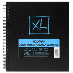 Canson XL Mixed Media Book 8.5"X11"-Wire Bound, 60 Sheets