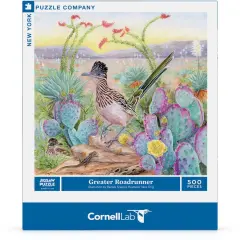 New York Puzzle Company Greater Roadrunner 500 Piece Piece Jigsaw Puzzle