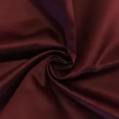 1 Yard Burgundy Matte Satin Duchess Satin Fabric 58/60&Prime; Wide 100 Percent Polyester
