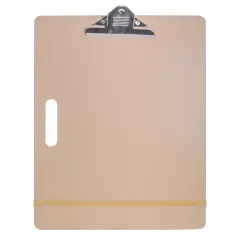 11" x 17" Artist Sketch Tote Board - Lightweight Hardboard Drawing Board with Handle, Clip & Rubber Band for Art, Sketching, Travel, Studio