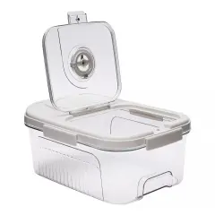 5kg Food Storage Container, Food Storage Bins w/Lid and Timer & Cup For Cat/Dog