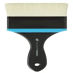Princeton Series 6500 Aspen Synthetic Brush-Short Handle Flat Mottler 4"