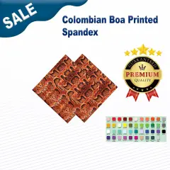 Colombian Boa Printed Spandex