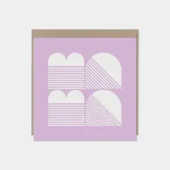 "MAMA" Square Baby Announcement Card