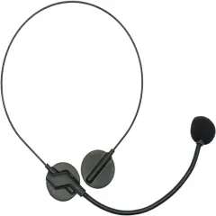 4E's Novelty Rockstar Costume Accessories Headset Prop - Headphone with Fake Mic for Kids, Men & Women, Perfect for Rockstar Costume for Kids Mic Prop