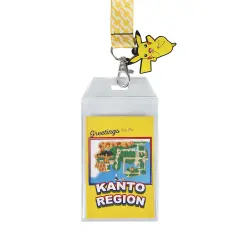 Pokemon Pikachu Yellow Kanto Region First Partner Lanyard